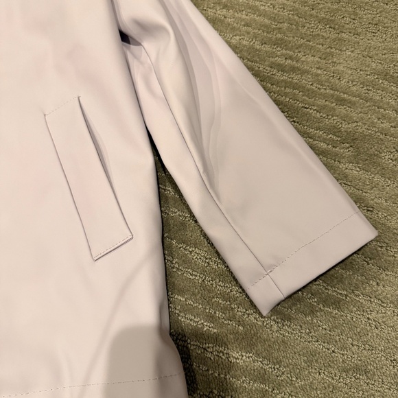 Mango purple lined rain jacket with hood girls size 8 - Picture 4 of 6